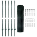 Svejset Trådhegn 10 x 1 m (B x H) PVC-belagt stål Grøn Mesh