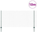 Svejset Trådhegn 10 x 1,2 m (B x H) PVC-belagt stål Grøn Mesh
