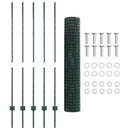 Svejset Trådhegn 10 x 1,4 m (B x H) PVC-belagt stål Grøn Mesh