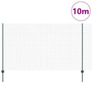 Svejset Trådhegn 10 x 1,4 m (B x H) PVC-belagt stål Grøn Mesh