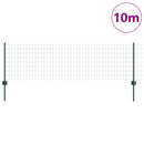 Svejset Trådhegn 10 x 0,6 m (B x H) PVC-belagt stål Grøn Mesh