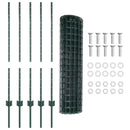 Svejset Trådhegn 10 x 1 m (B x H) PVC-belagt stål Grøn Mesh
