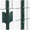 Svejset Trådhegn 10 x 1,2 m (B x H) PVC-belagt stål Grøn Mesh