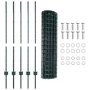 Svejset Trådhegn 10 x 1,2 m (B x H) PVC-belagt stål Grøn Mesh