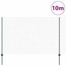 Svejset Trådhegn 10 x 1,5 m (B x H) PVC-belagt stål Grøn Mesh