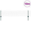 Svejset Trådhegn 10 x 0,4 m (B x H) PVC-belagt stål Grøn Mesh