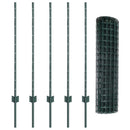 Svejset Trådhegn 10 x 1 m (B x H) PVC-belagt stål Grøn Mesh
