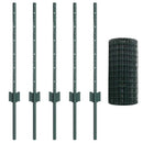 Svejset Trådhegn 10 x 0,6 m (B x H) PVC-belagt stål Grøn Mesh