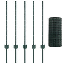 Svejset Trådhegn 10 x 0,8 m (B x H) PVC-belagt stål Grøn Mesh