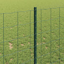 Eurohegn med stolpe 10 x 1 m PVC-belagt stål Grøn Mesh
