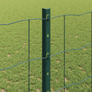 Eurohegn med stolpe 10 x 1,2 m PVC-belagt stål Grøn Mesh