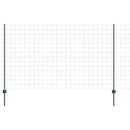 Eurohegn med stolpe 10 x 1,4 m PVC-belagt stål Grøn Mesh