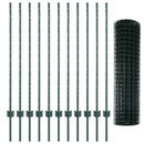 Eurohegn med stolpe 25 x 1,2 m PVC-belagt stål Grøn Mesh