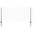Eurohegn med stolpe 25 x 1 m PVC-belagt stål Grøn Mesh