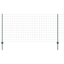 Eurohegn med stolpe 25 x 1,2 m PVC-belagt stål Grøn Mesh