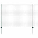 Eurohegn med stolpe 10 x 1,5 m PVC-belagt stål Grøn Mesh