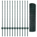 Svejset Trådhegn 25 x 1 m (B x H) PVC-belagt stål Grøn Mesh