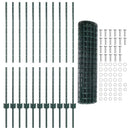 Svejset Trådhegn 25 x 1,2 m (B x H) PVC-belagt stål Grøn Mesh
