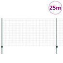 Svejset Trådhegn 25 x 1,2 m (B x H) PVC-belagt stål Grøn Mesh