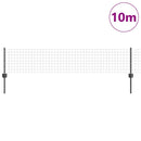 Svejset Trådhegn 10 x 0,4 m (B x H) PVC-belagt stål Grå Mesh