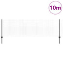 Svejset Trådhegn 10 x 0,8 m (B x H) PVC-belagt stål Grå Mesh