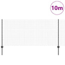 Svejset Trådhegn 10 x 1 m (B x H) PVC-belagt stål Grå Mesh