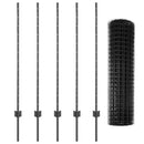 Svejset Trådhegn 10 x 1,2 m (B x H) PVC-belagt stål Grå Mesh