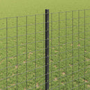 Svejset Trådhegn 10 x 1,4 m (B x H) PVC-belagt stål Grå Mesh