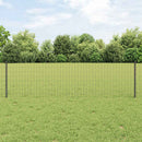 Svejset Trådhegn 10 x 0,6 m (B x H) PVC-belagt stål Grå Mesh