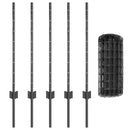 Svejset Trådhegn 10 x 0,8 m (B x H) PVC-belagt stål Grå Mesh