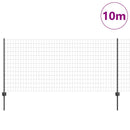Svejset Trådhegn 10 x 1 m (B x H) PVC-belagt stål Grå Mesh