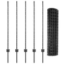 Svejset Trådhegn 10 x 1,2 m (B x H) PVC-belagt stål Grå Mesh