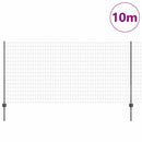 Svejset Trådhegn 10 x 1,2 m (B x H) PVC-belagt stål Grå Mesh