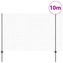Svejset Trådhegn 10 x 1,5 m (B x H) PVC-belagt stål Grå Mesh