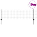 Svejset Trådhegn 10 x 0,6 m (B x H) PVC-belagt stål Grå Mesh