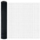 Svejset Trådhegn 10 x 1,6 m (B x H) PVC-belagt stål Grå Mesh