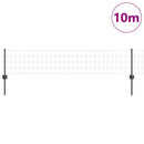 Svejset Trådhegn 10 x 0,4 m (B x H) PVC-belagt stål Grå Mesh