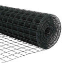 Svejset Trådhegn 10 x 0,6 m (B x H) PVC-belagt stål Grå Mesh