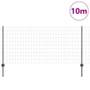 Svejset Trådhegn 10 x 1 m (B x H) PVC-belagt stål Grå Mesh