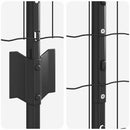 Svejset Trådhegn 10 x 1,2 m (B x H) PVC-belagt stål Grå Mesh