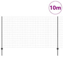 Svejset Trådhegn 10 x 1,4 m (B x H) PVC-belagt stål Grå Mesh