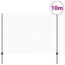 Svejset Trådhegn 10 x 1,5 m (B x H) PVC-belagt stål Grå Mesh