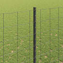 Svejset Trådhegn 10 x 1,5 m (B x H) PVC-belagt stål Grå Mesh