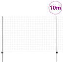 Svejset Trådhegn 10 x 1,5 m (B x H) PVC-belagt stål Grå Mesh