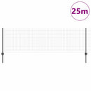 Svejset Trådhegn 25 x 0,8 m (B x H) PVC-belagt stål Grå Mesh