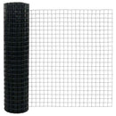 Svejset Trådhegn 25 x 1 m (B x H) PVC-belagt stål Grå Mesh