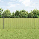 Svejset Trådhegn 25 x 1 m (B x H) PVC-belagt stål Grå Mesh