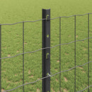 Svejset Trådhegn 25 x 1,2 m (B x H) PVC-belagt stål Grå Mesh