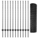 Svejset Trådhegn 25 x 1,2 m (B x H) PVC-belagt stål Grå Mesh
