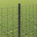 Svejset Trådhegn 25 x 0,6 m (B x H) PVC-belagt stål Grå Mesh